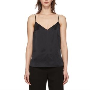 NWT RAG  & BONE Black Astrid Silk Cami Slim Fit Top - XXS
